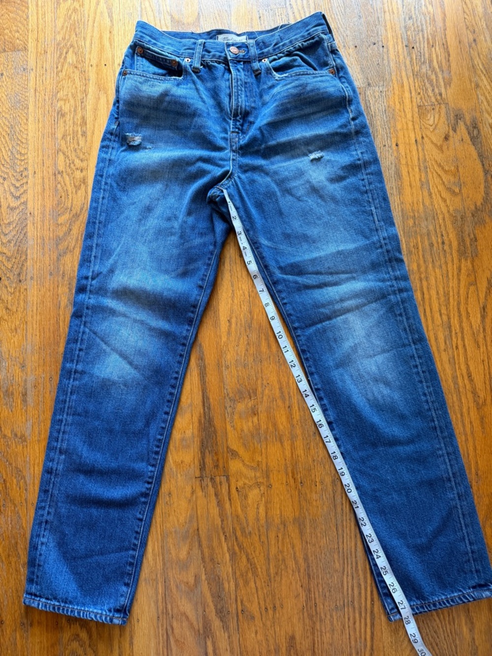 Madewell Women’s Perfect Vintage Straight-Leg Indigo Jeans